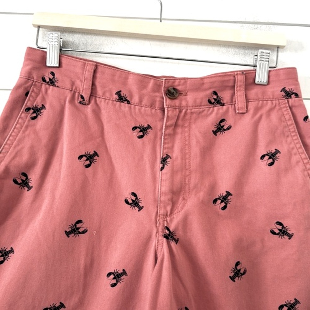 Chino Classic Lobster Shorts Size 30 Nautical Preppy Seashore 9” Inseam Izod - Picture 4 of 15